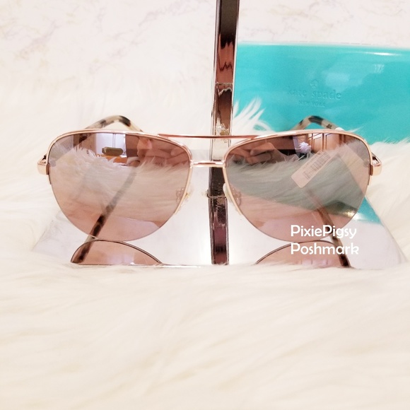 kate spade Accessories Kate Spade Bethann Aviator Rose Gold